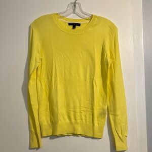 Banana Republic Sunny Yellow Crew Neck Sweater
